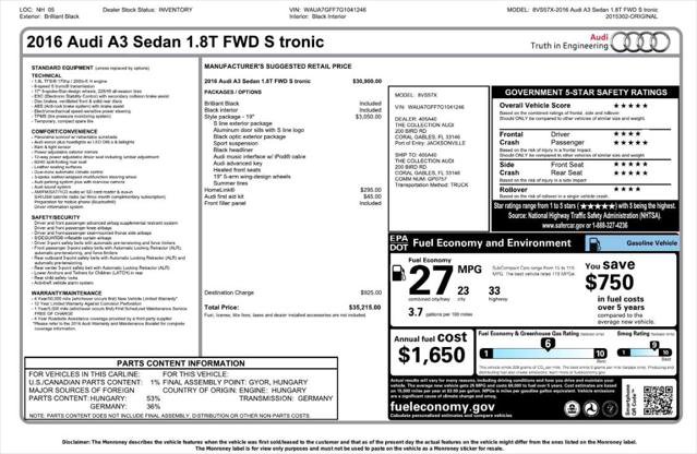 Used 2016 Audi A3 1.8T Premium image 4