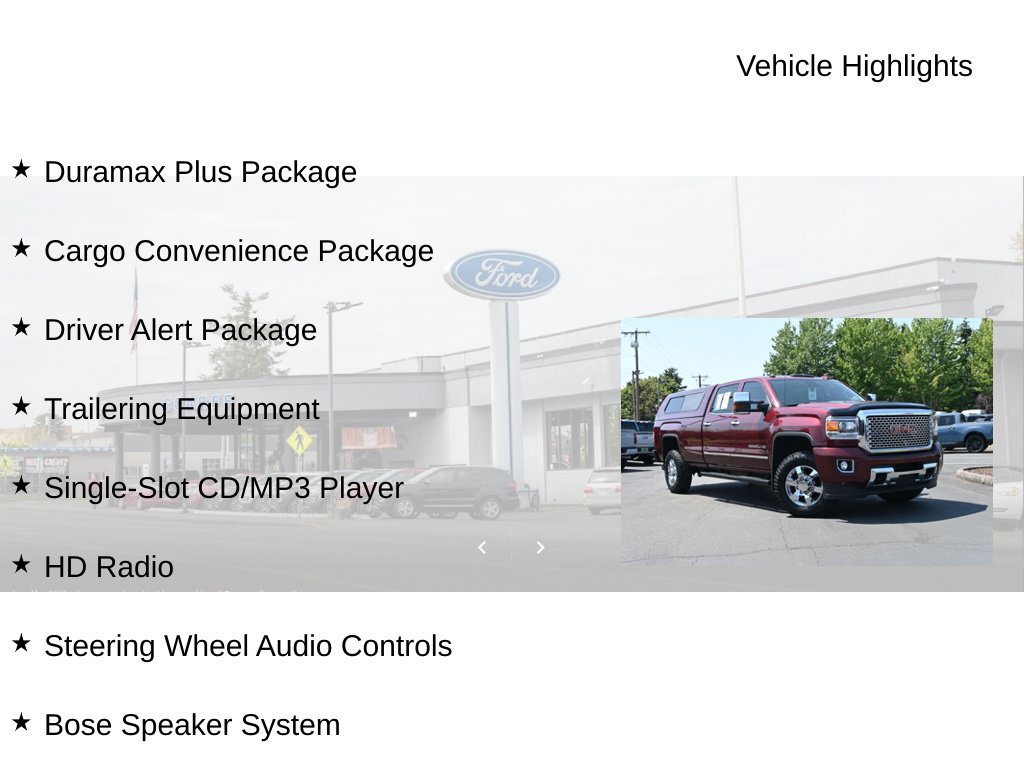 Used 2016 GMC Sierra 3500 Denali w/ Duramax Plus Package AWD/4WD image 18