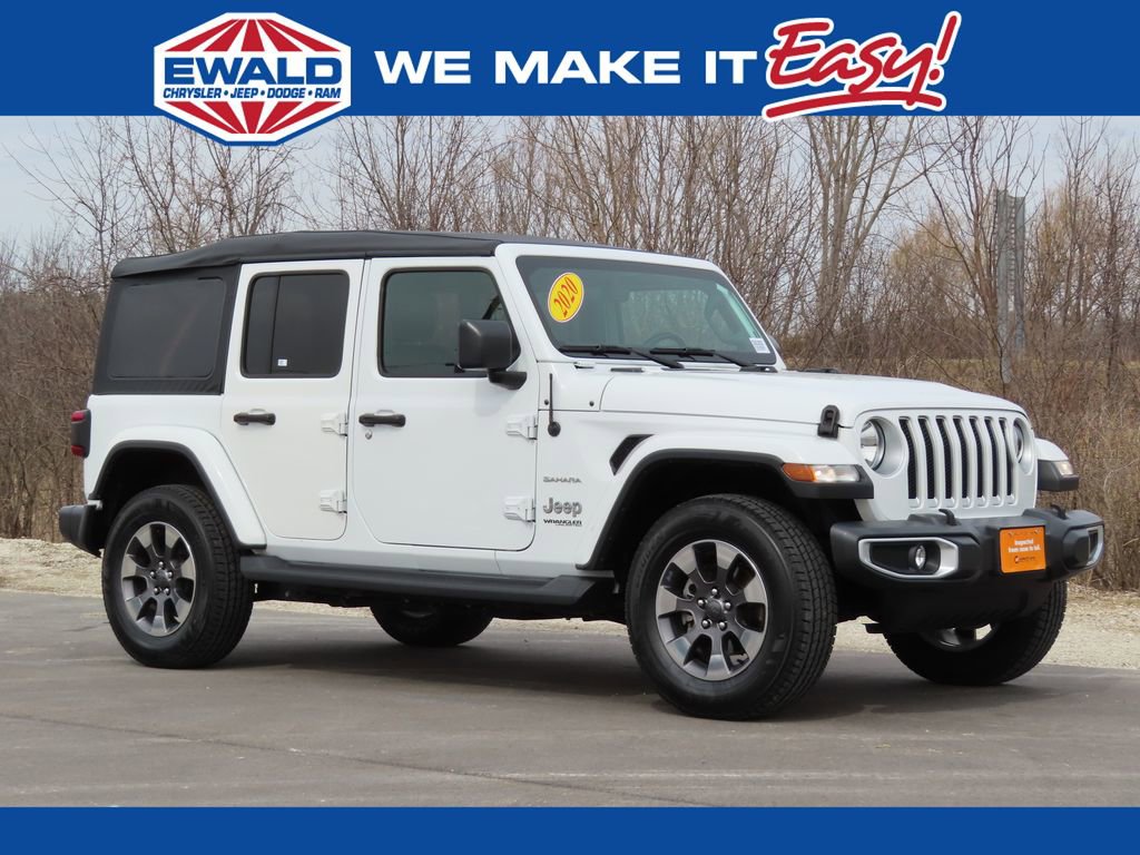 Certified 2020 Jeep Wrangler Unlimited Sahara image 1