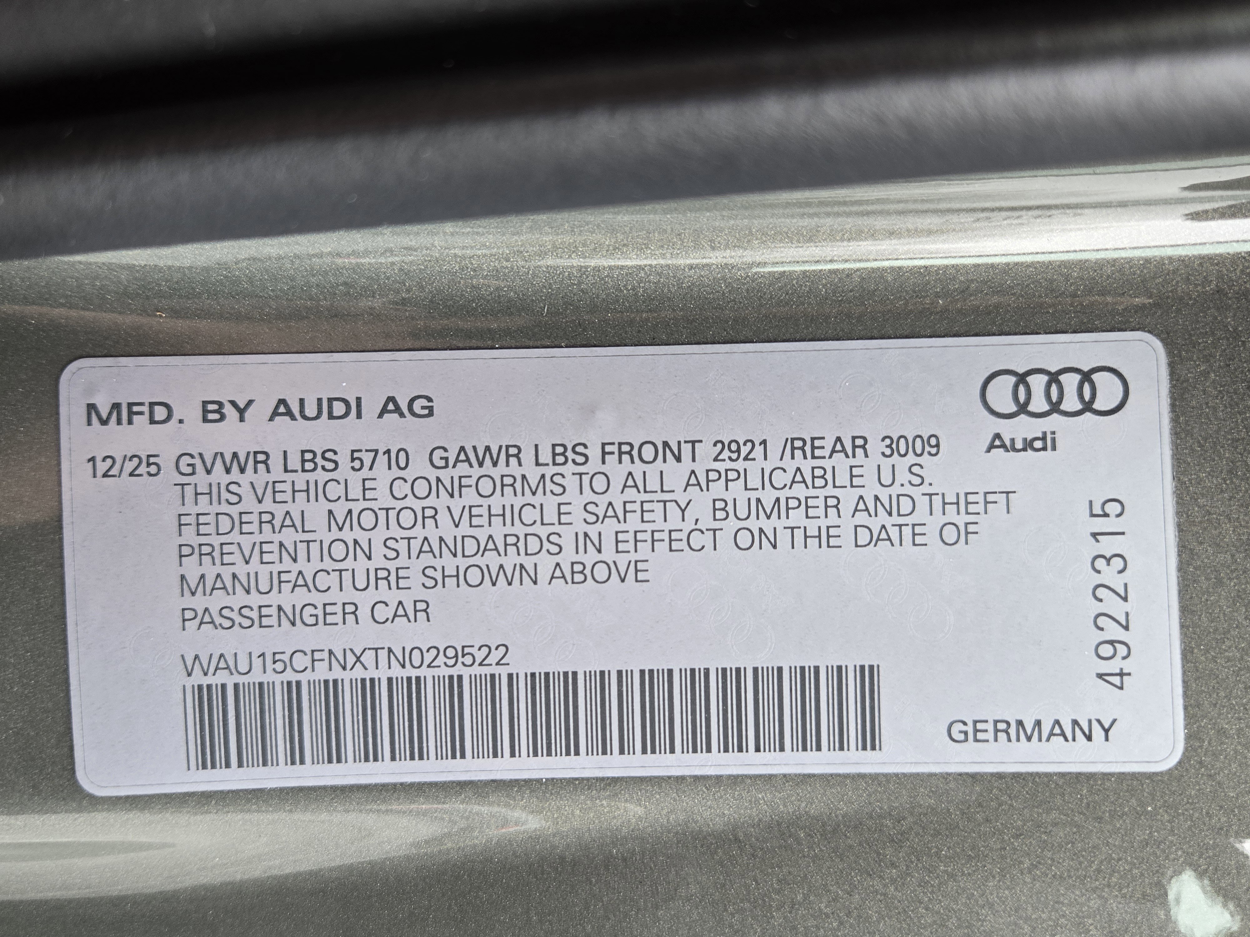 New 2026 Audi A6 Premium image 32