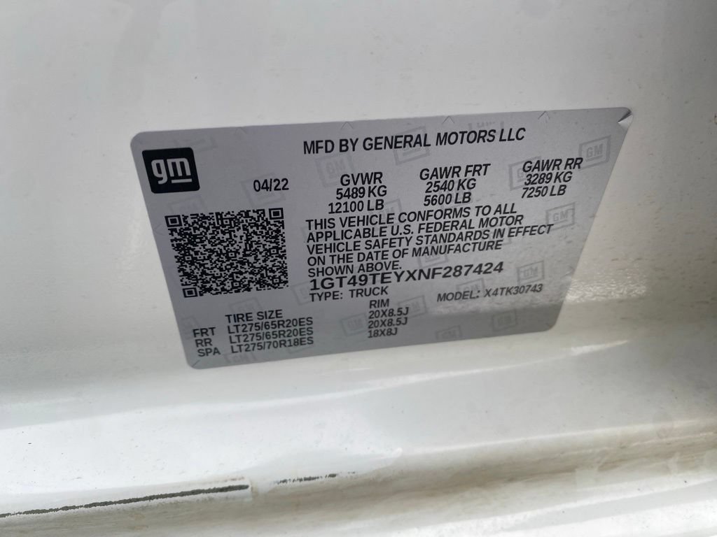 Used 2022 GMC Sierra 3500 SLE w/ SLE Value Package AWD/4WD image 16