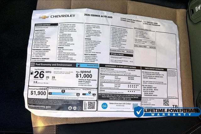 New 2026 Chevrolet Equinox ACTIV w/ Safety and Technology Package AWD/4WD image 15
