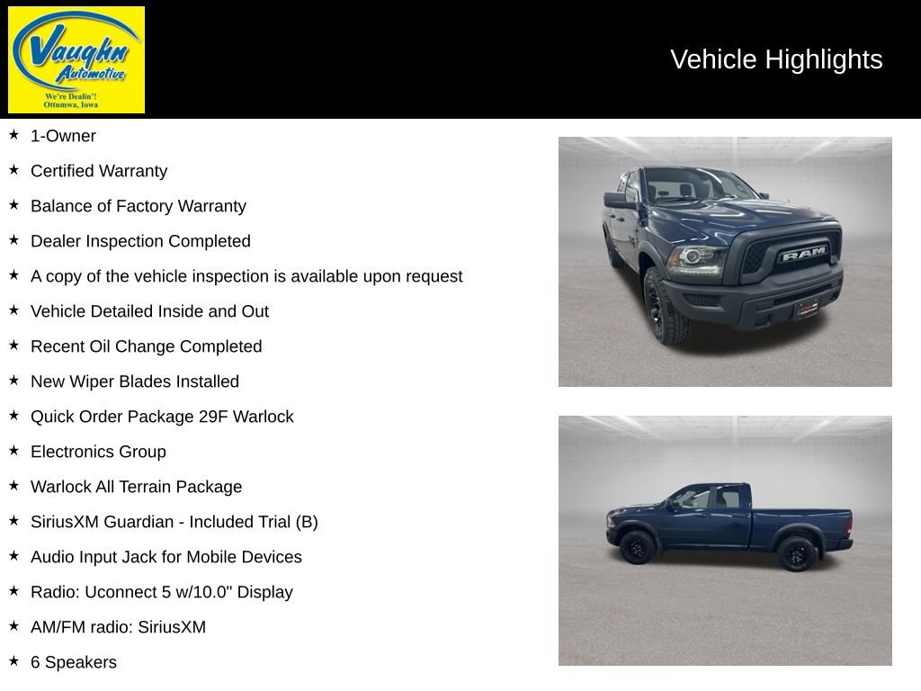 Used 2022 RAM 1500 Warlock w/ Electronics Group AWD/4WD image 2