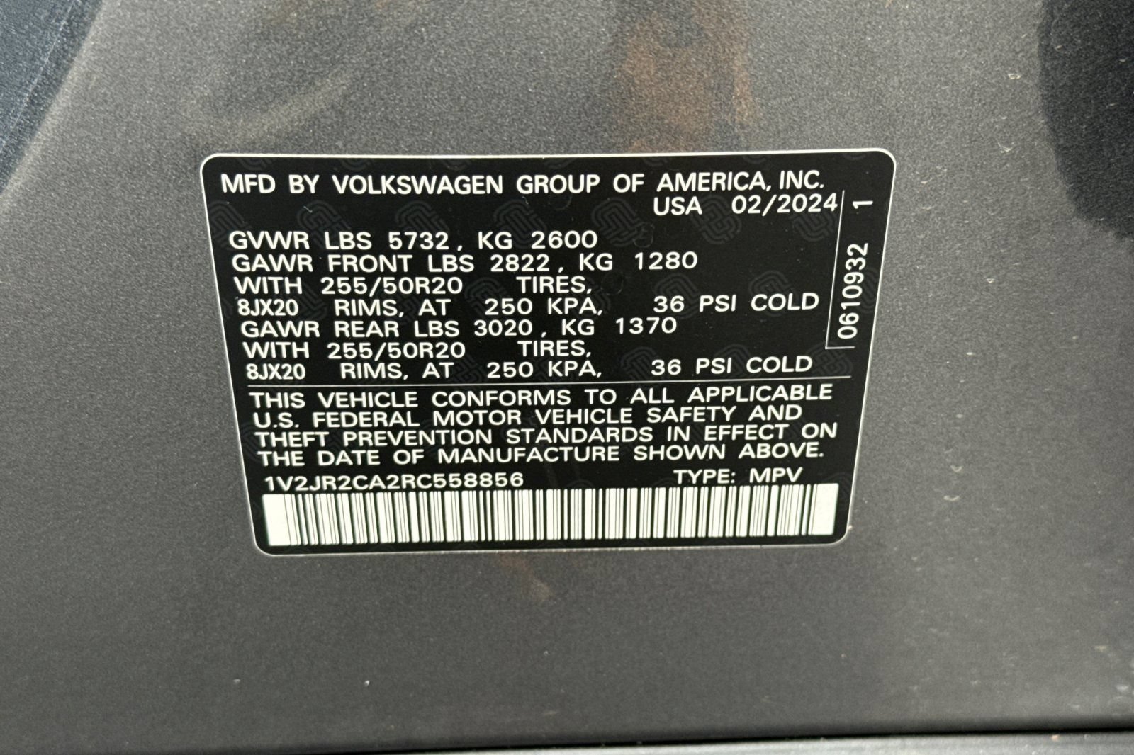 Used 2024 Volkswagen Atlas SE FWD image 30