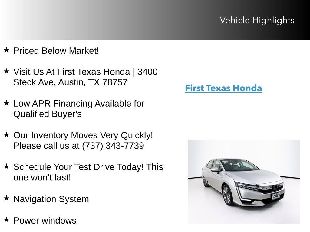 Used 2020 Honda Clarity Touring image 9