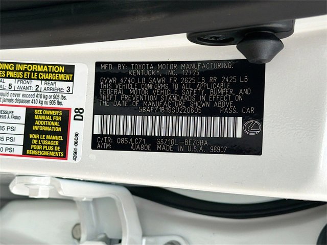 New 2025 Lexus ES 350 Ultra Luxury image 42