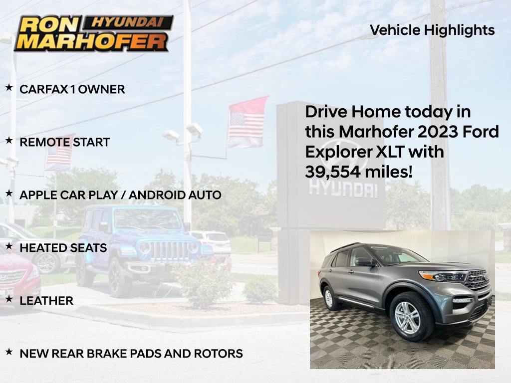 Used 2023 Ford Explorer XLT w/ Equipment Group 202A AWD/4WD image 14