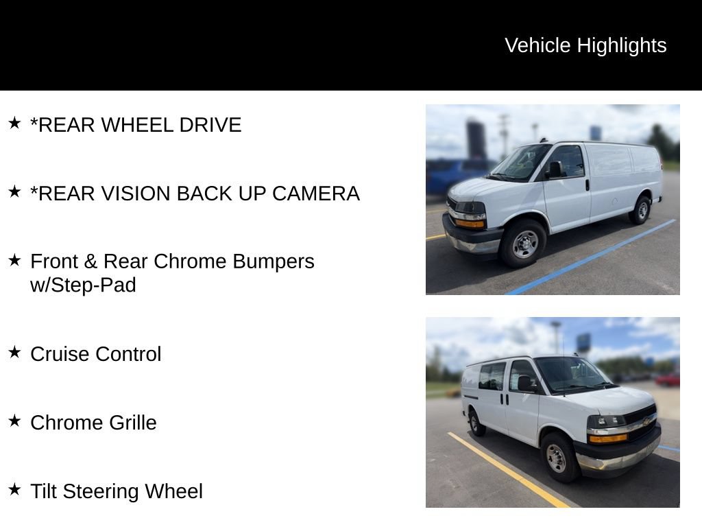 Used 2020 Chevrolet Express 2500 w/ Driver Convenience Package RWD image 11