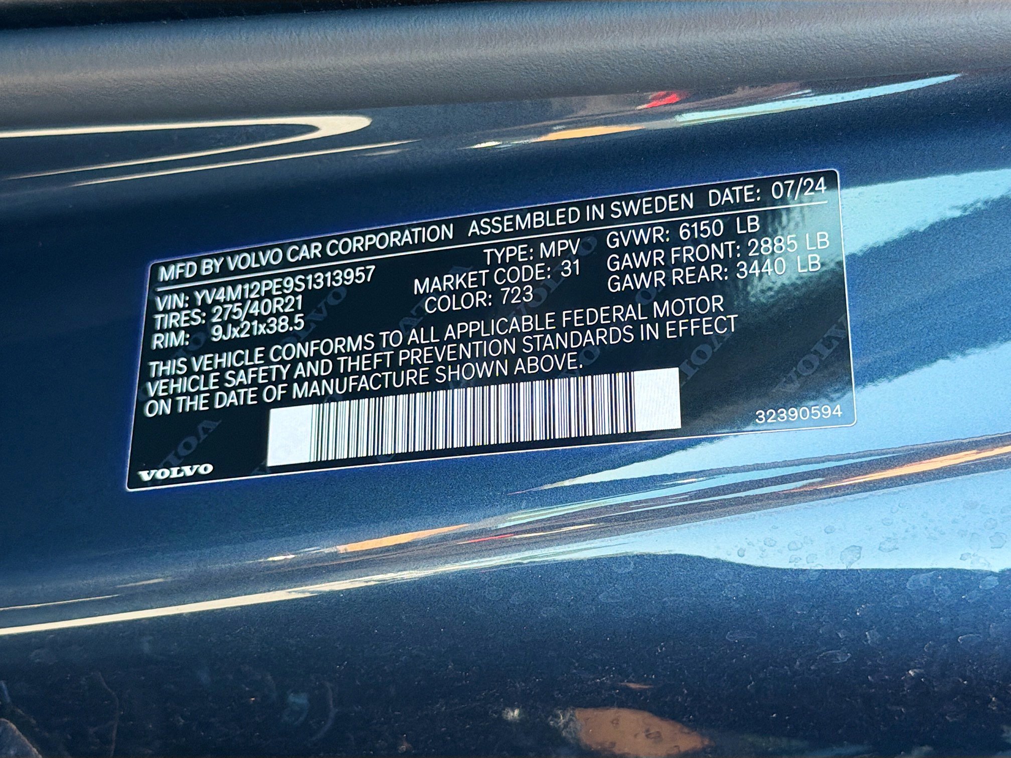 Used 2025 Volvo XC90 B5 Plus w/ Protection Package Premier AWD/4WD image 43