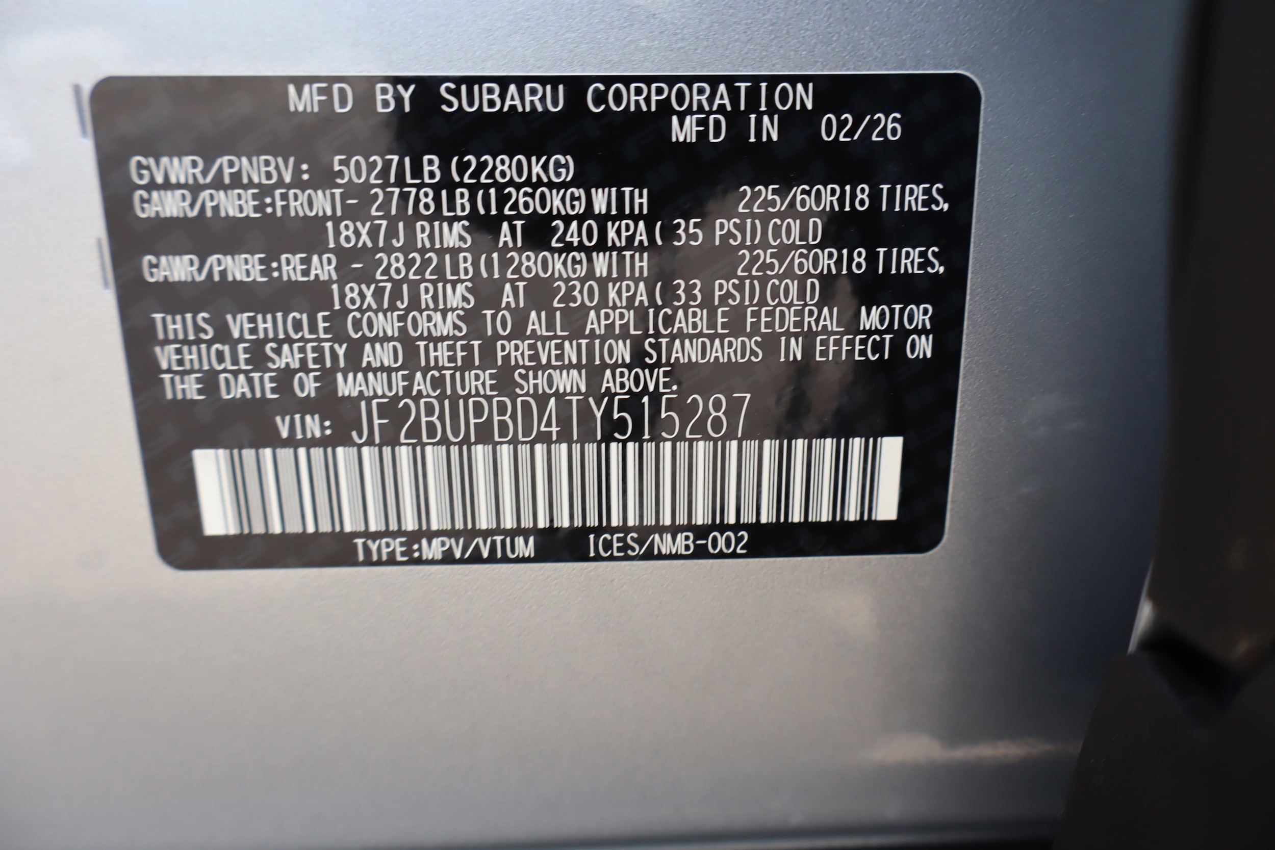 New 2026 Subaru Outback Premium AWD/4WD image 24