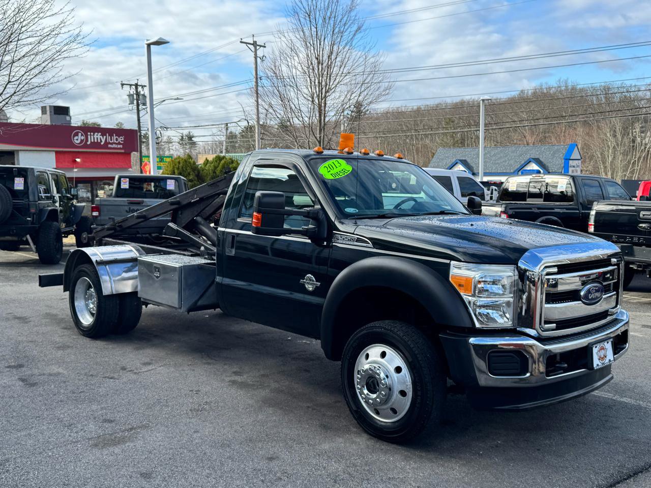 Used 2013 Ford F550 4WD XLT POWERSTROKE DIESEL SWI w/ Snow Plow Prep Pkg image 4