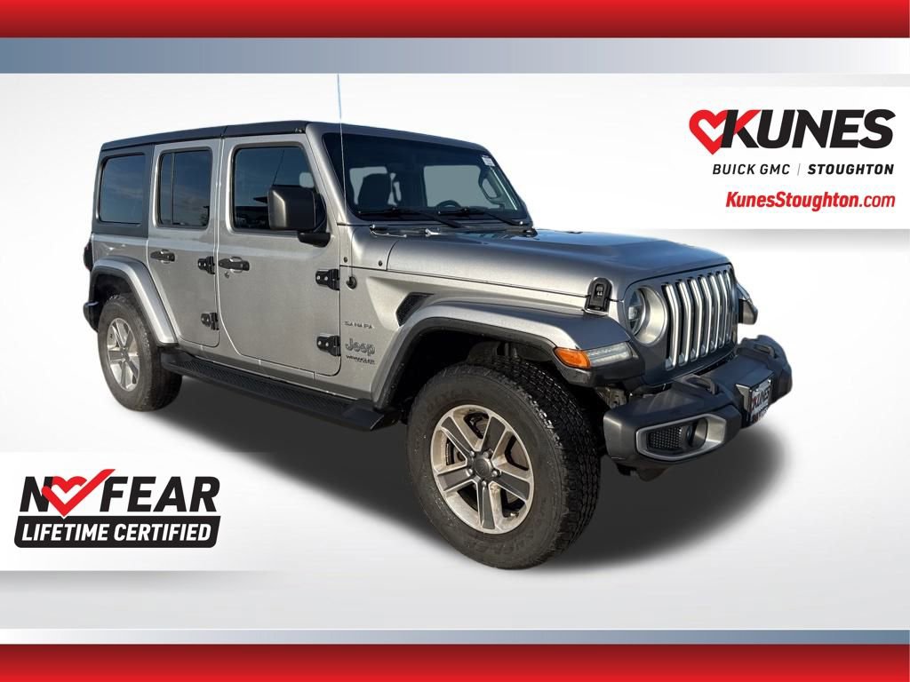 Used 2021 Jeep Wrangler Unlimited Sahara w/ Uconnect 4C Nav & Sound Group