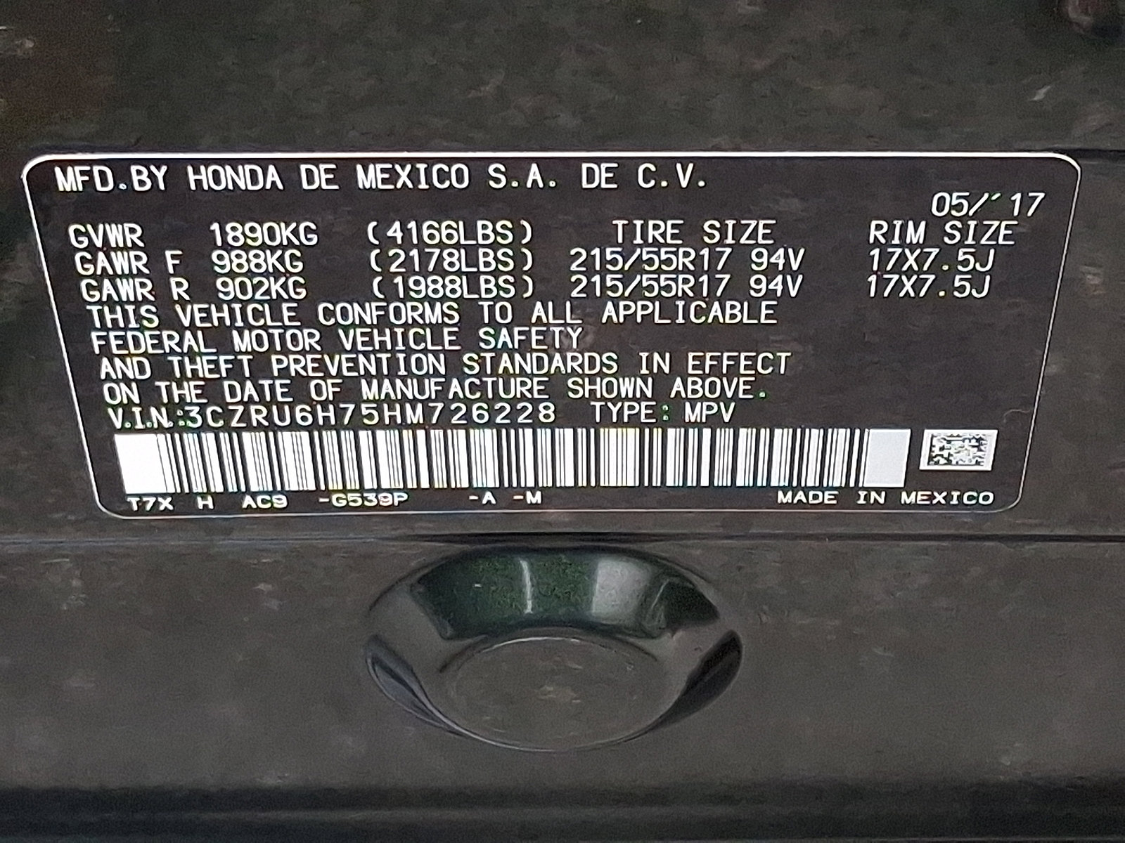 Used 2017 Honda HR-V EX-L image 28