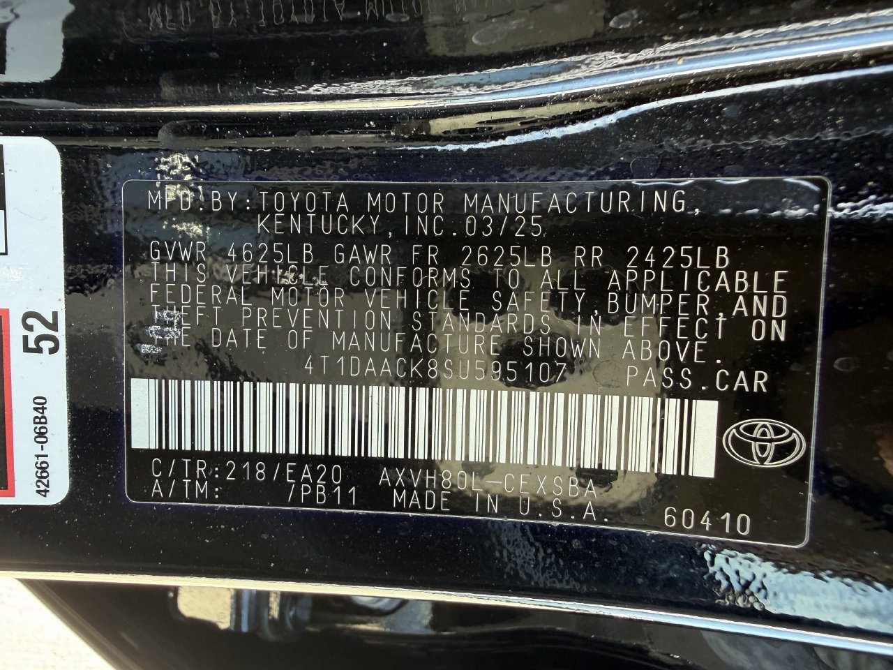 Used 2025 Toyota Camry SE FWD image 27