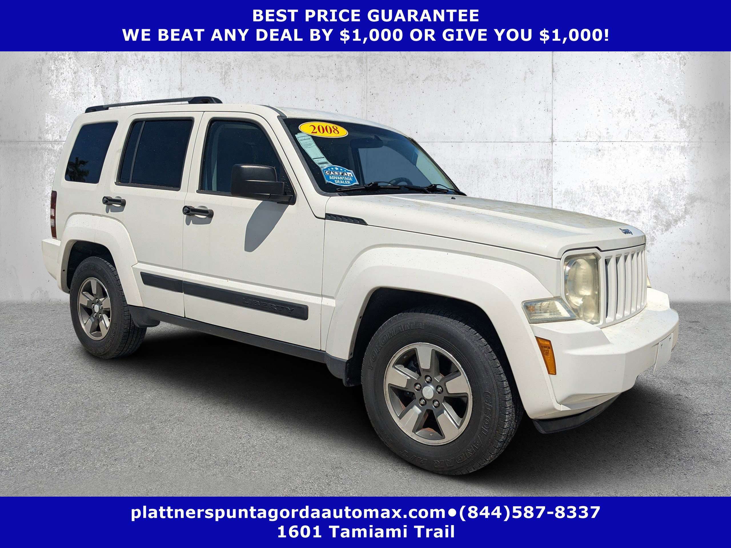 Used 2008 Jeep Liberty Sport w/ Popular Equipment Group AWD/4WD image 1