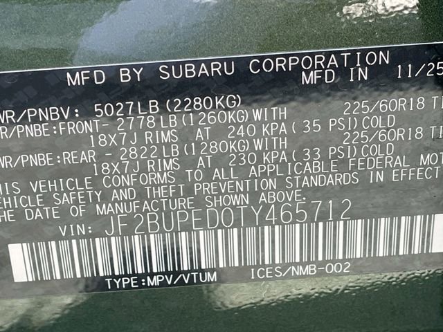Certified 2026 Subaru Outback Touring AWD/4WD image 27