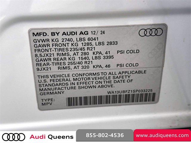 Used 2025 Audi Q4 e-tron Premium Plus w/ Premium Plus image 33