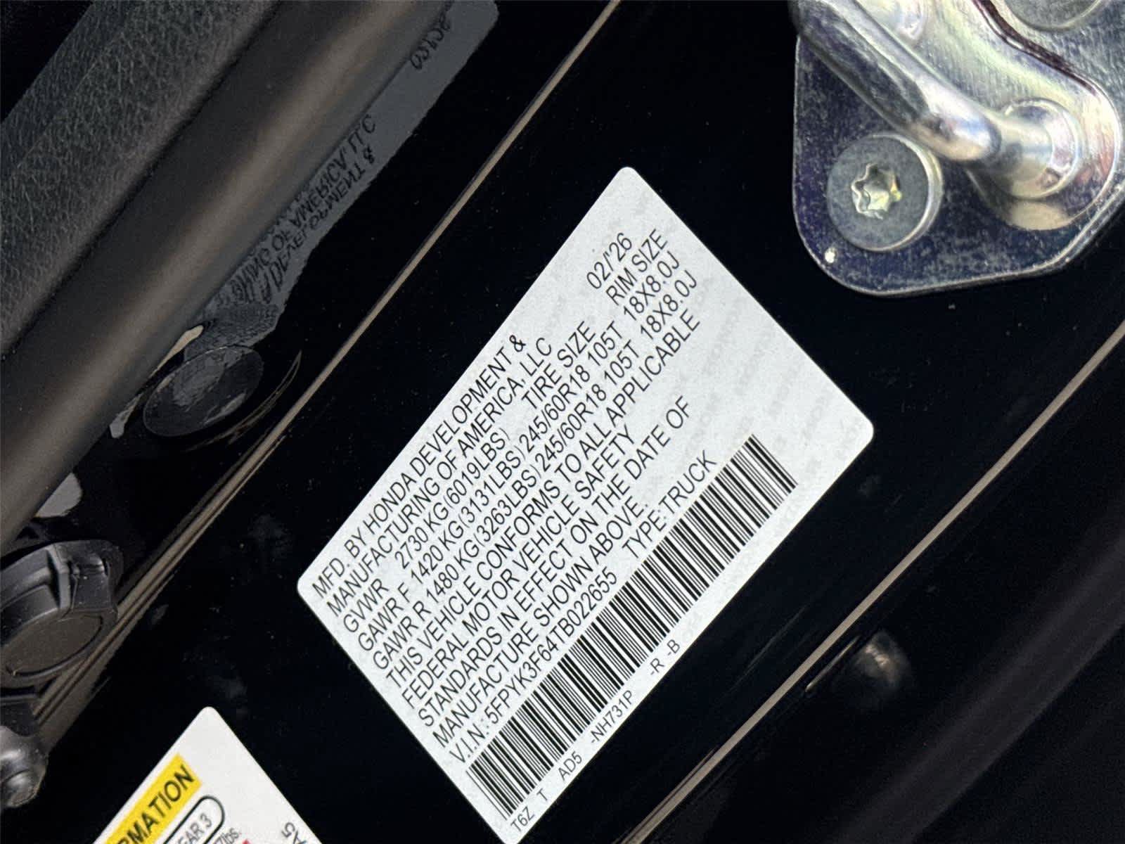 Used 2026 Honda Ridgeline TrailSport image 33