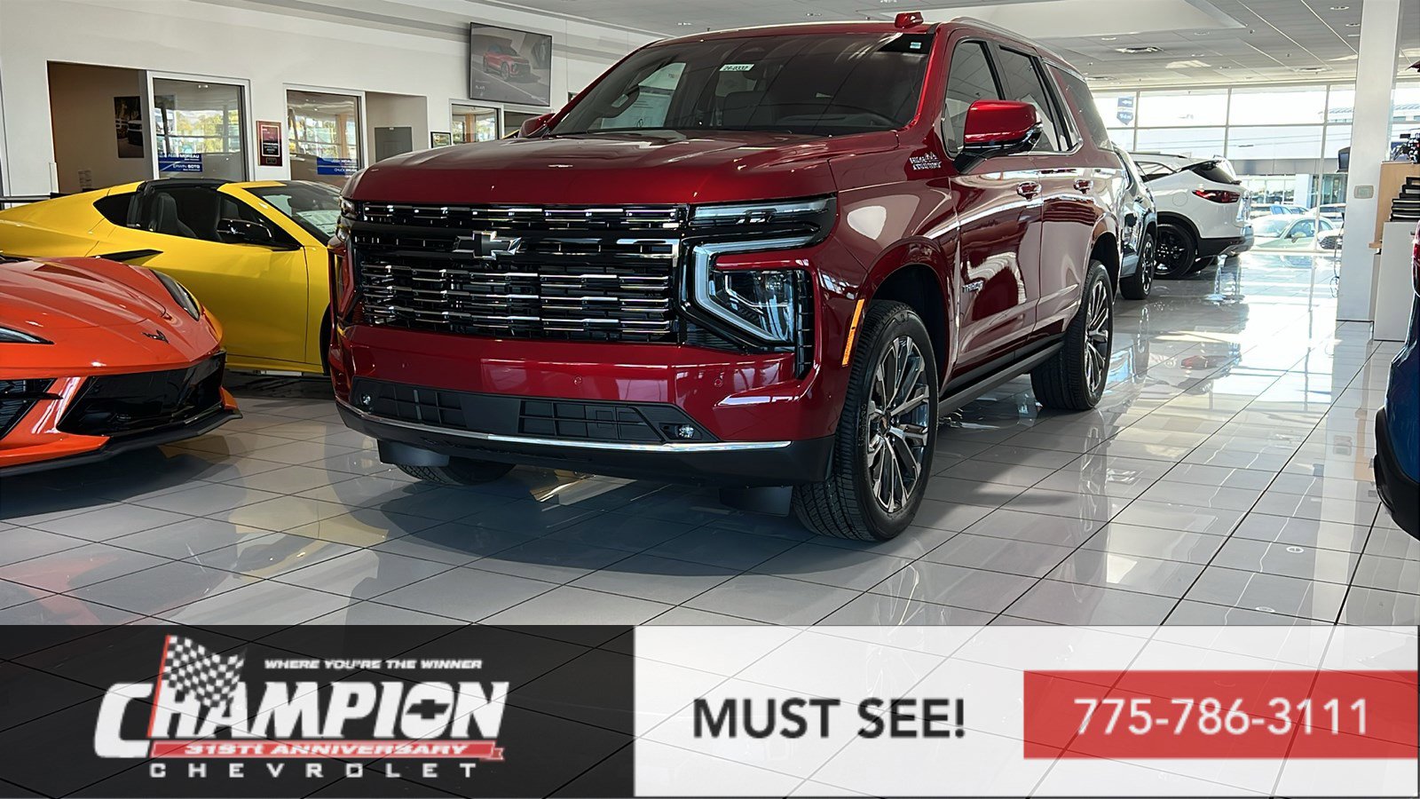 New 2026 Chevrolet Tahoe High Country w/ LPO, Get Active Package image 1