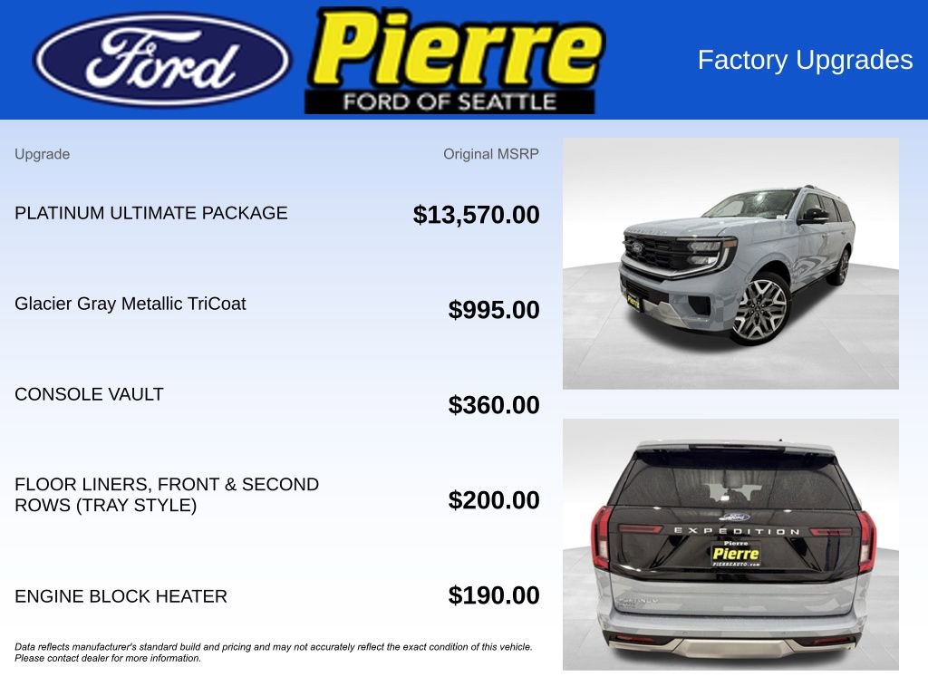 New 2025 Ford Expedition Platinum w/ Platinum Ultimate Package image 13