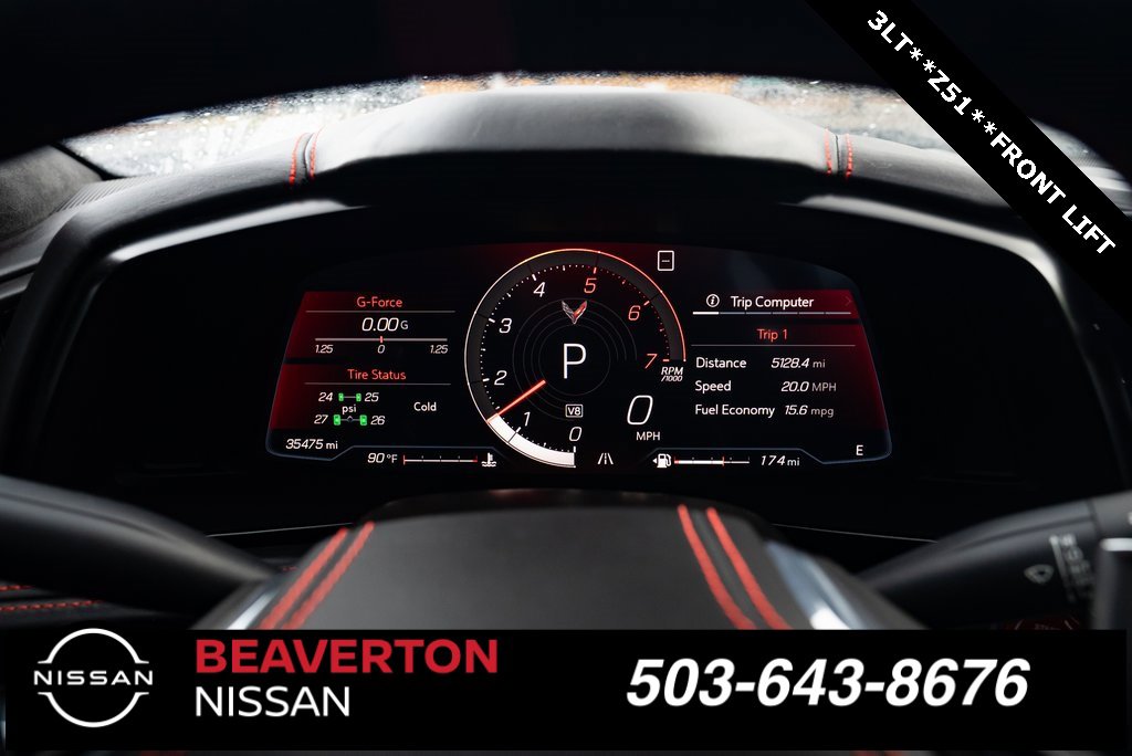 Used 2020 Chevrolet Corvette Stingray Premium Cpe w/ 3LT Preferred Equipment Group image 12