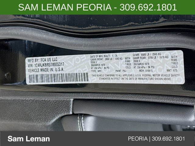 New 2026 Jeep Grand Cherokee L Limited image 33