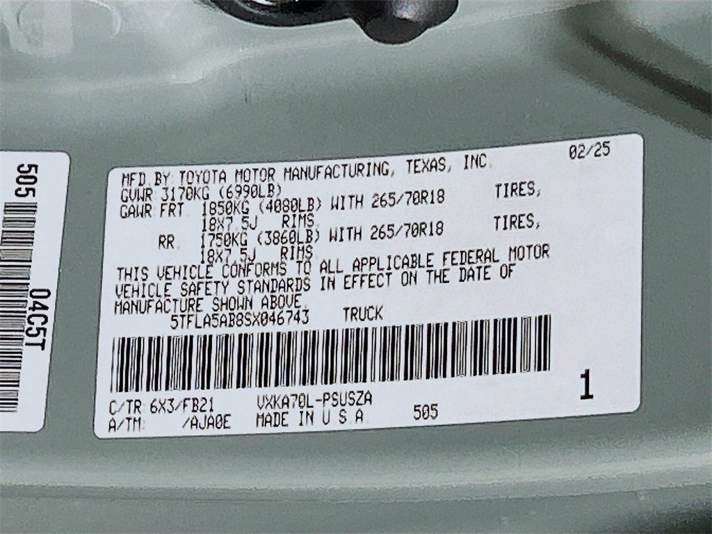 Used 2025 Toyota Tundra SR5 image 28