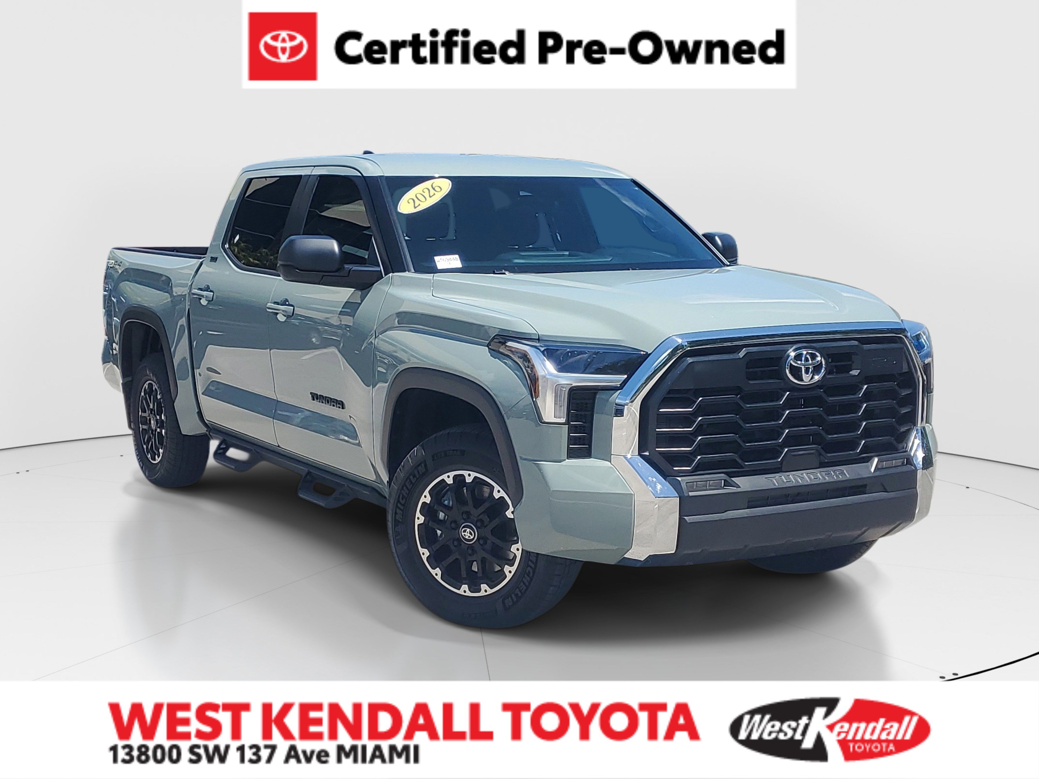 Certified 2026 Toyota Tundra SR5 w/ TRD Off-Road Package AWD/4WD image 1