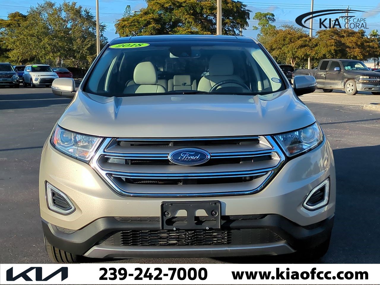 Used 2018 Ford Edge Titanium w/ Equipment Group 301A image 3