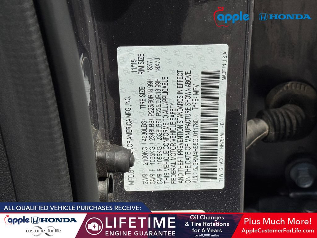 Used 2016 Honda CR-V Touring image 32