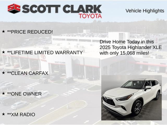 Used 2025 Toyota Highlander XLE FWD image 12