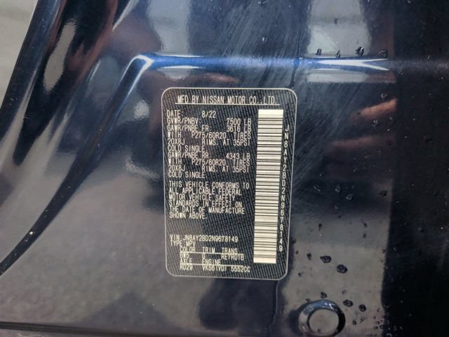 Used 2022 Nissan Armada SL w/ Cargo Package AWD/4WD image 30