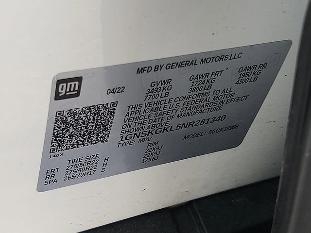 Used 2022 Chevrolet Suburban High Country w/ Max Trailering Package image 27