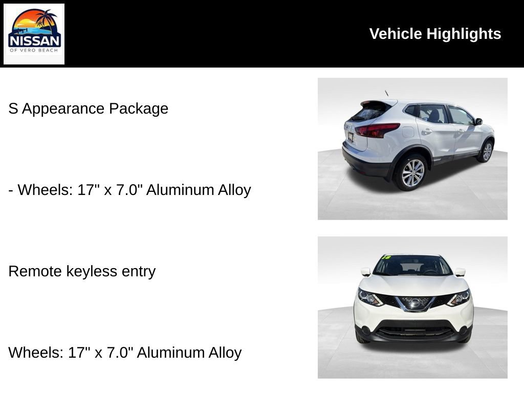 Used 2018 Nissan Rogue Sport S w/ S Appearance Package image 19