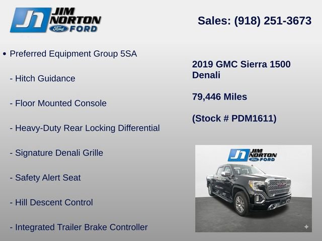 Used 2019 GMC Sierra 1500 Denali AWD/4WD image 15