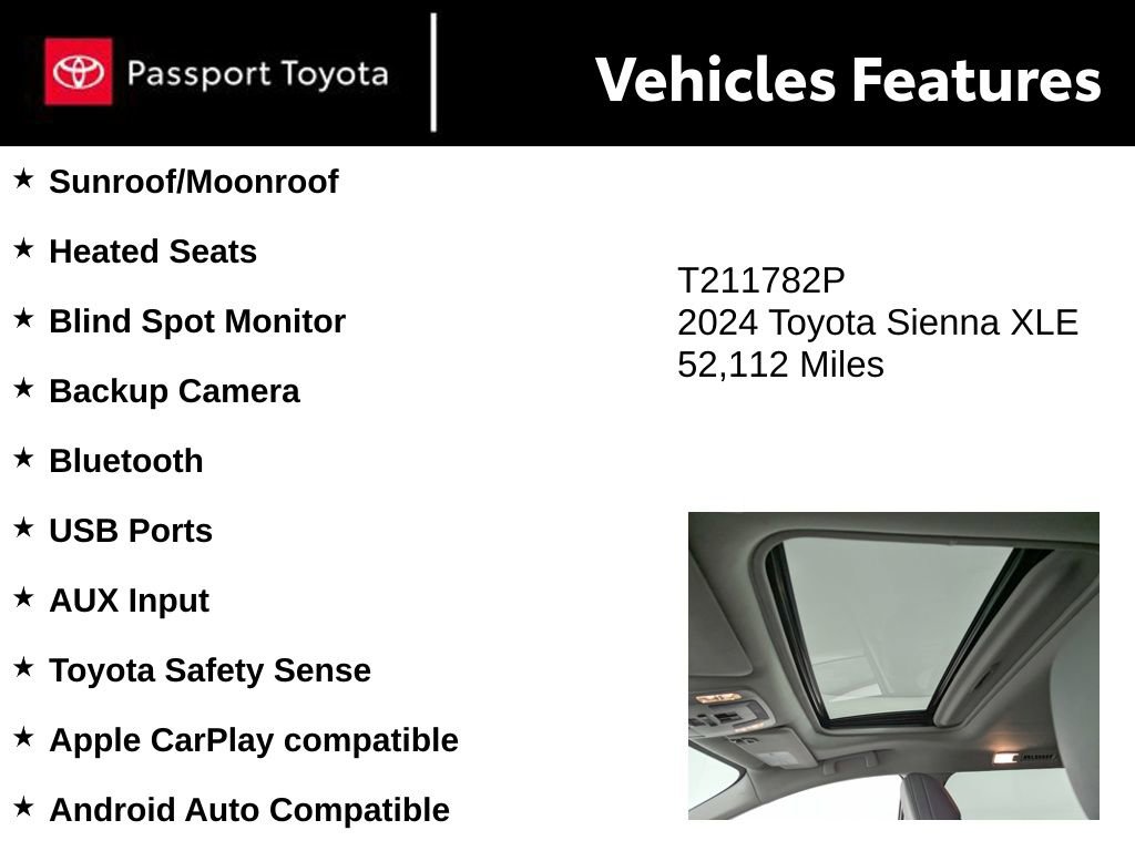 Used 2024 Toyota Sienna XLE image 9