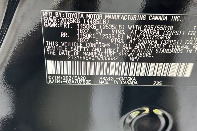 Used 2015 Toyota RAV4 Limited w/ Technology Package image 33