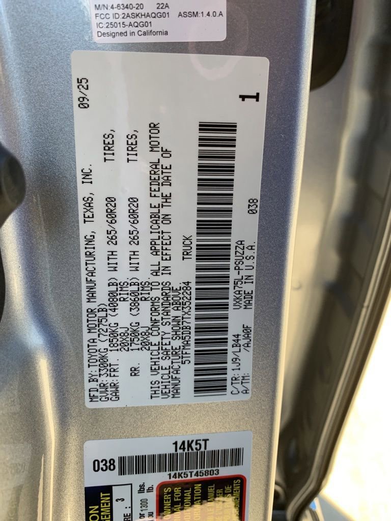 New 2026 Toyota Tundra 1794 Edition image 32