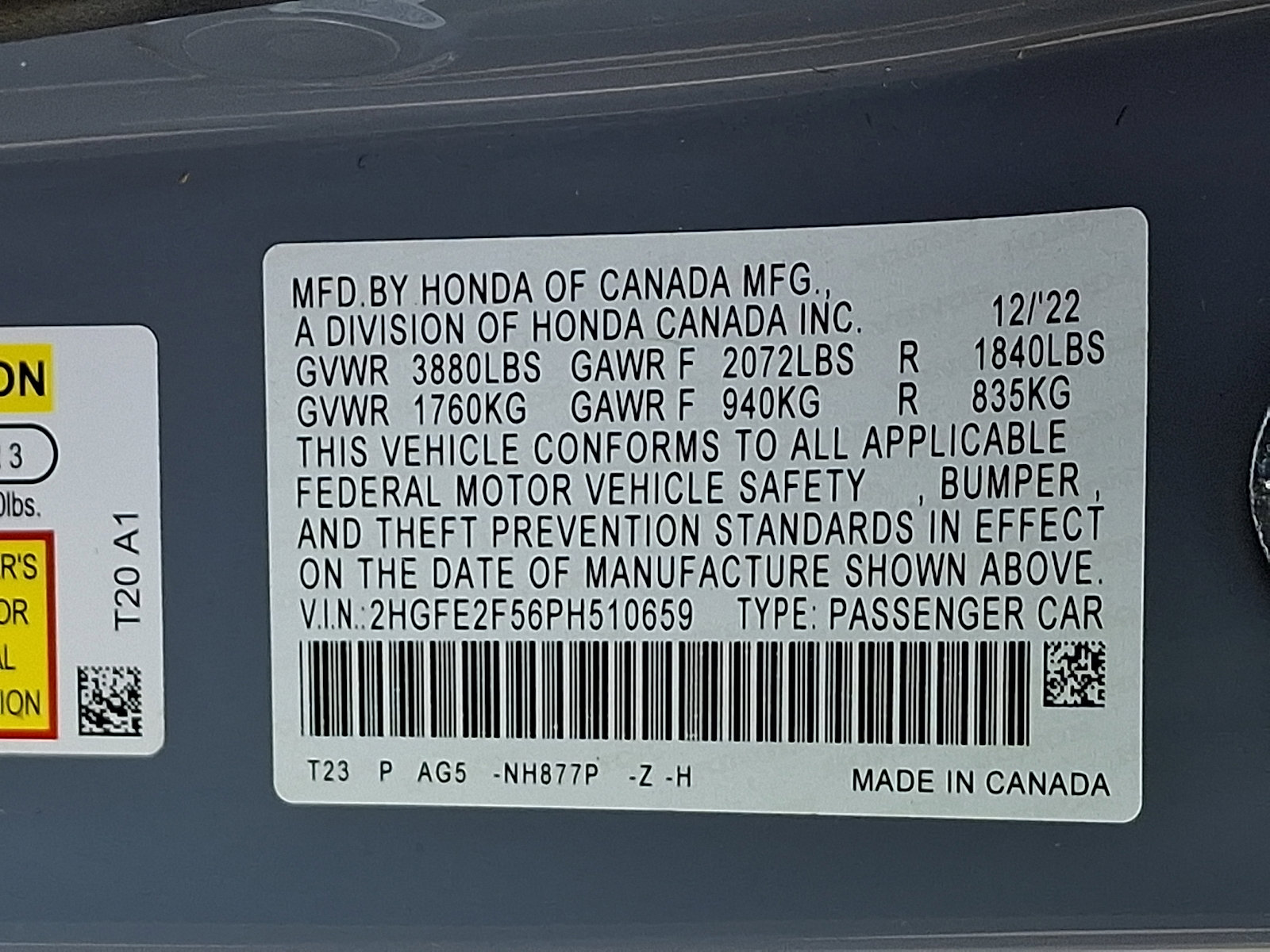 Used 2023 Honda Civic Sport image 27