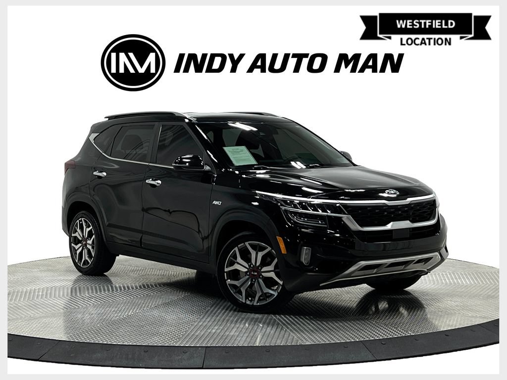 Used 2021 Kia Seltos SX w/ SX Sunroof Package AWD/4WD 360° Tour