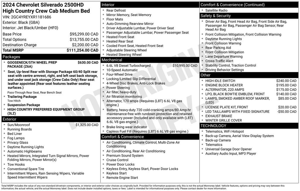 Used 2024 Chevrolet Silverado 2500 High Country image 31