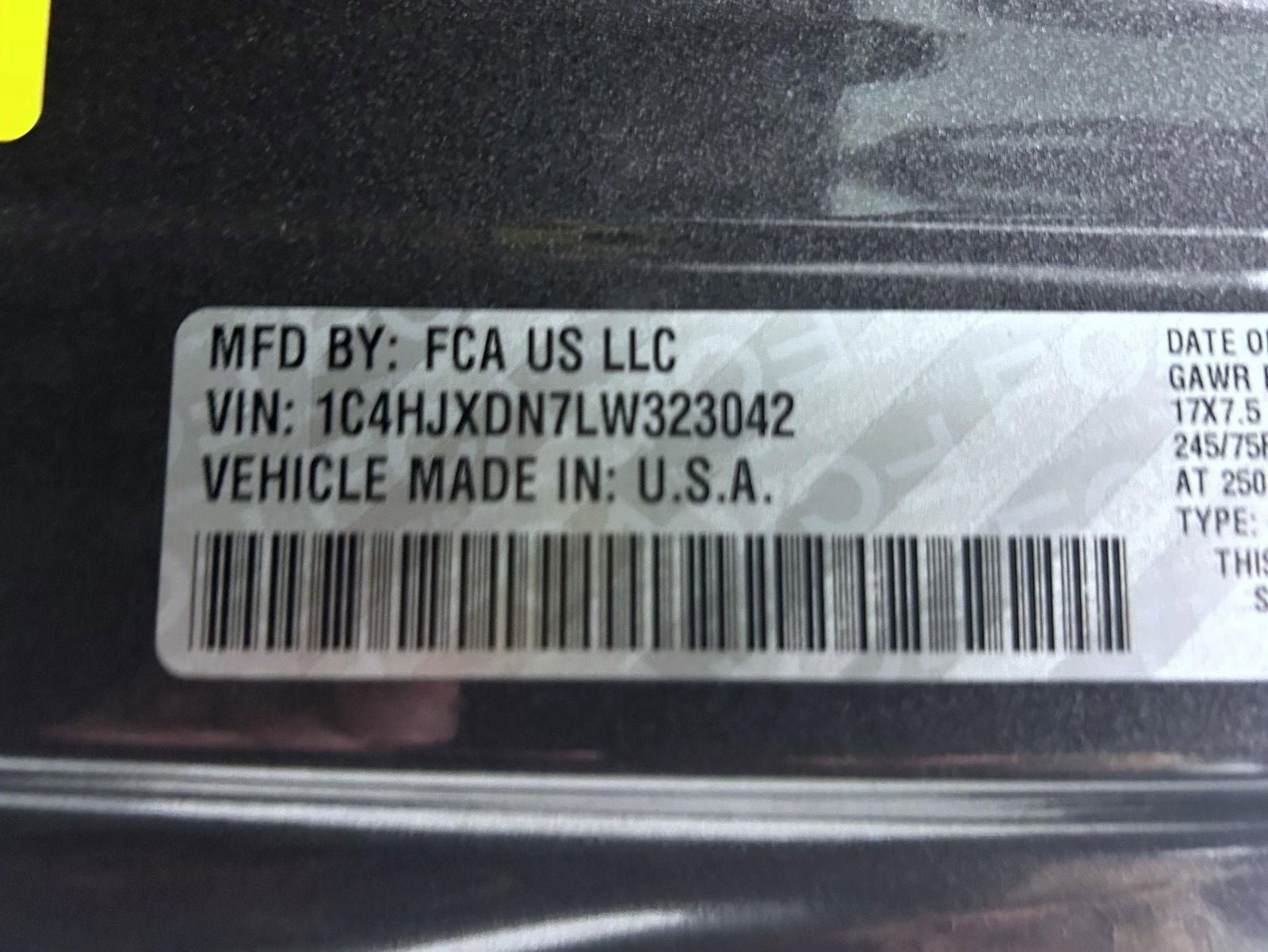 Used 2020 Jeep Wrangler Unlimited Sport S AWD/4WD image 25