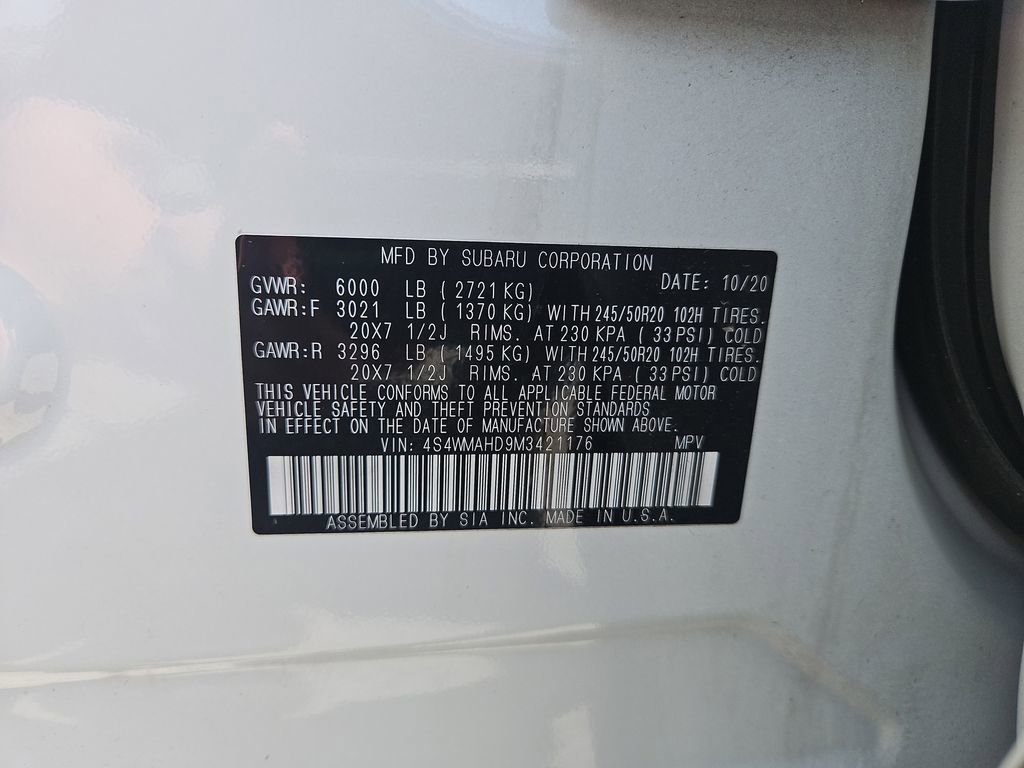 Used 2021 Subaru Ascent Premium w/ Sport Package AWD/4WD image 49