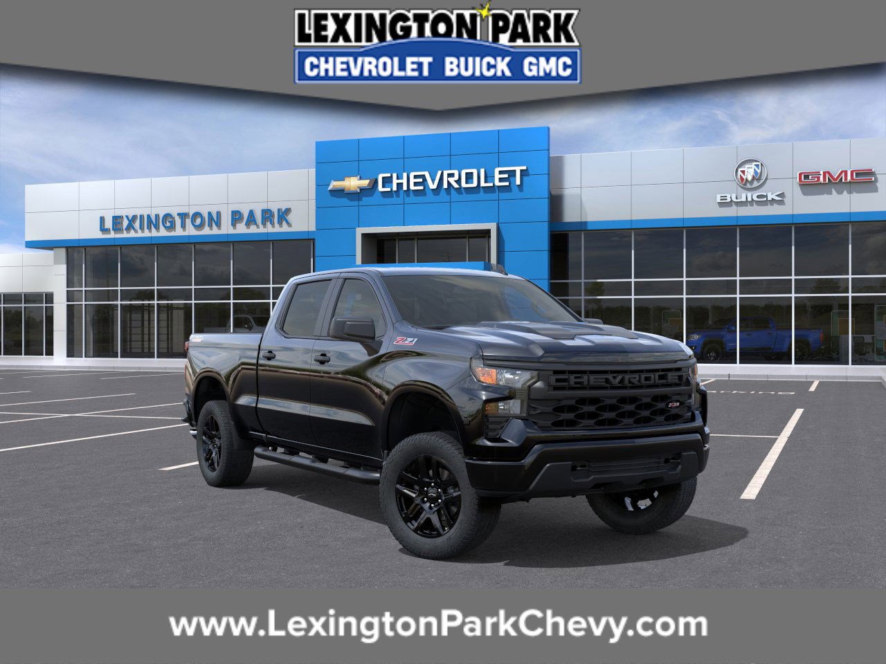 New 2026 Chevrolet Silverado 1500 Custom Trail Boss w/ Turbomax Blackout Package image 1