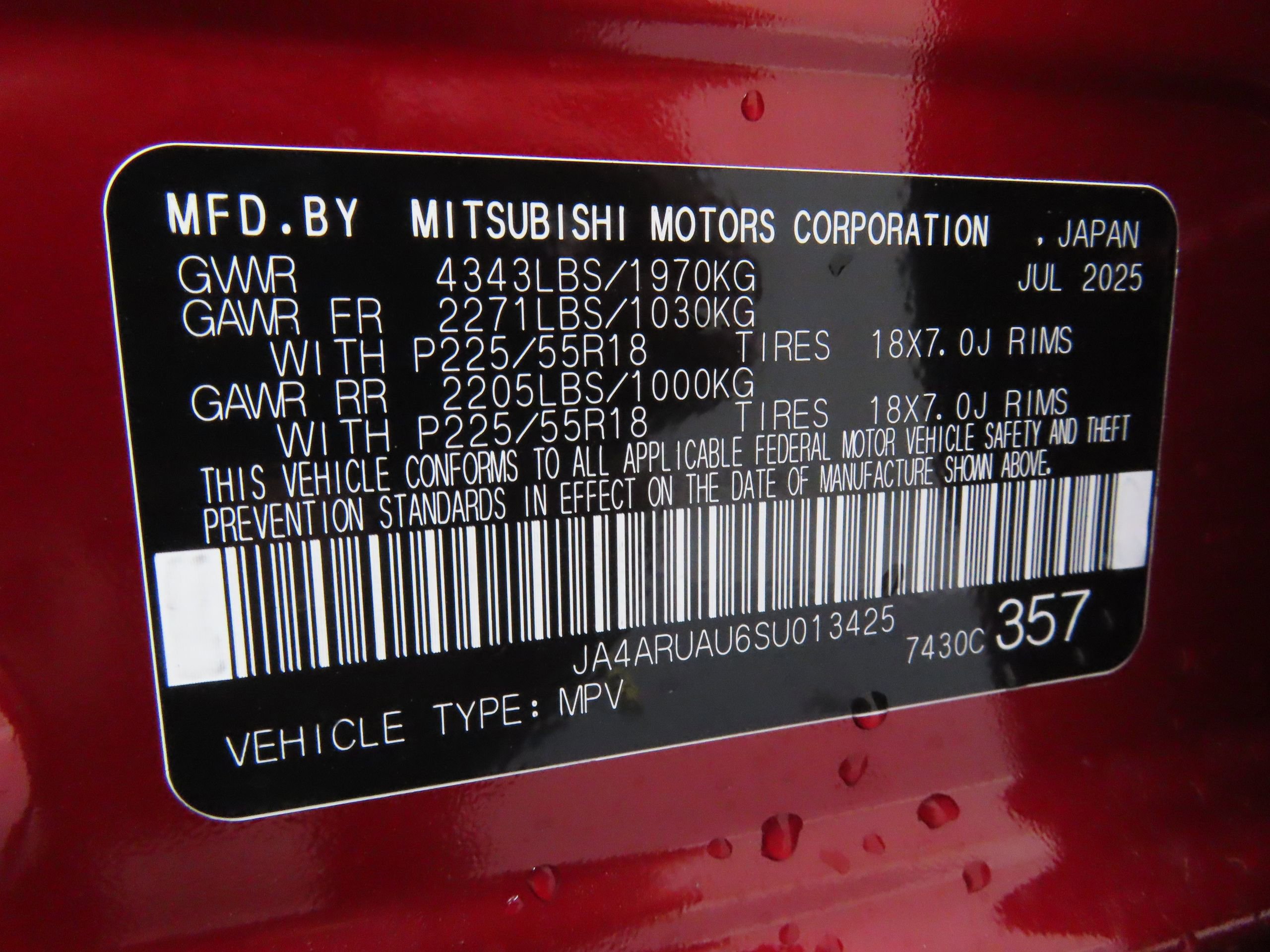 New 2025 Mitsubishi Outlander Sport SE image 26