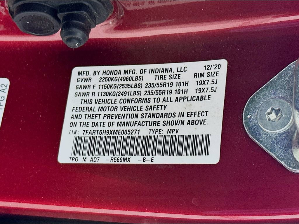 Certified 2021 Honda CR-V Touring image 27