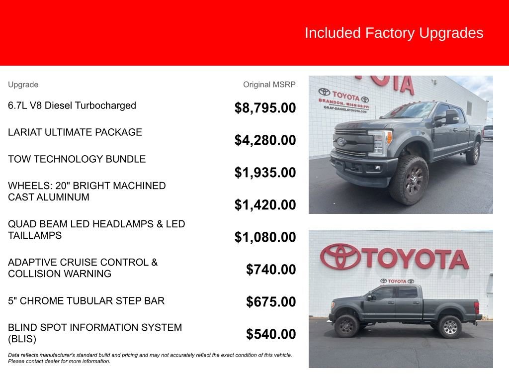 Used 2017 Ford F250 Lariat w/ Lariat Ultimate Package AWD/4WD image 5