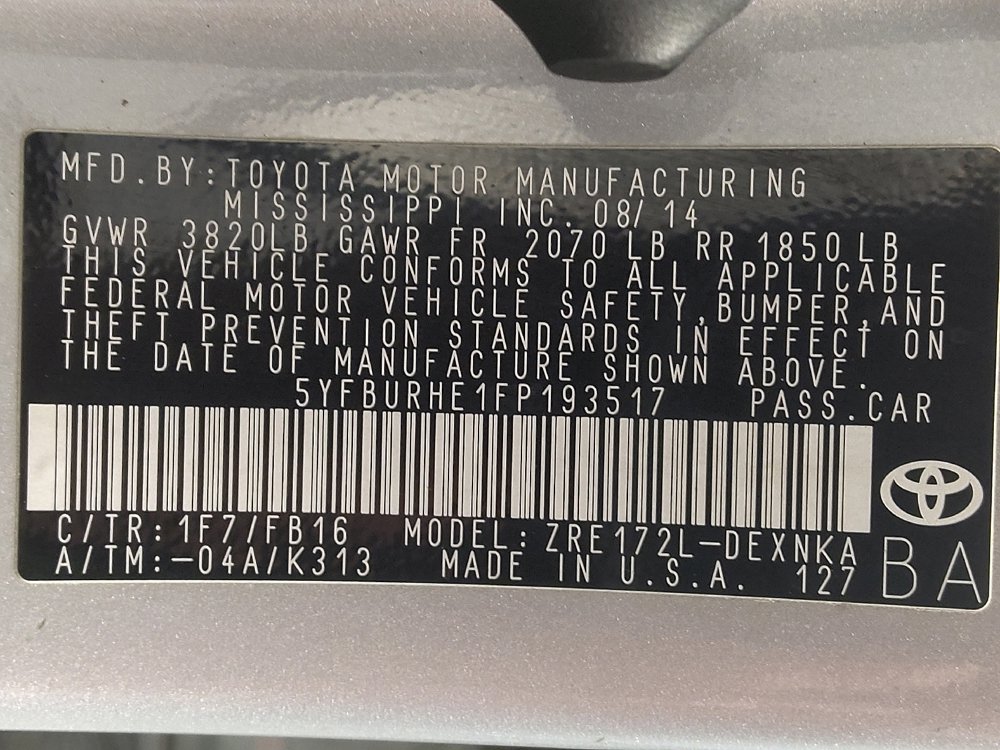 Used 2015 Toyota Corolla LE FWD image 33