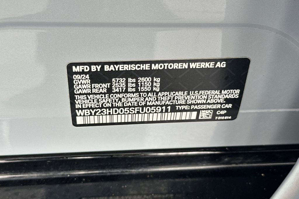 Used 2025 BMW i4 eDrive40 w/ M Sport Package RWD image 34