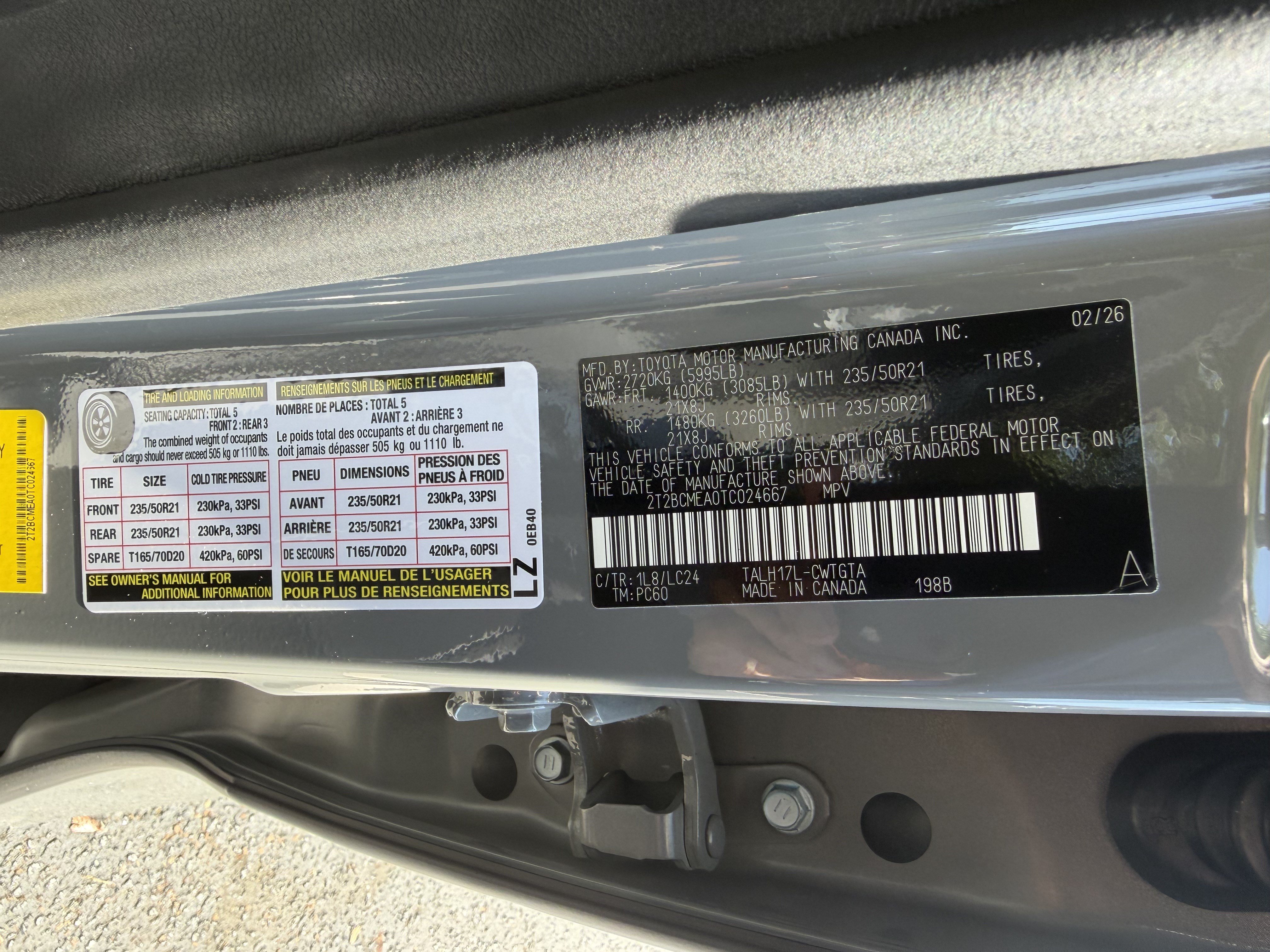 Used 2026 Lexus RX 500h F Sport w/ Appearance Package AWD/4WD image 57